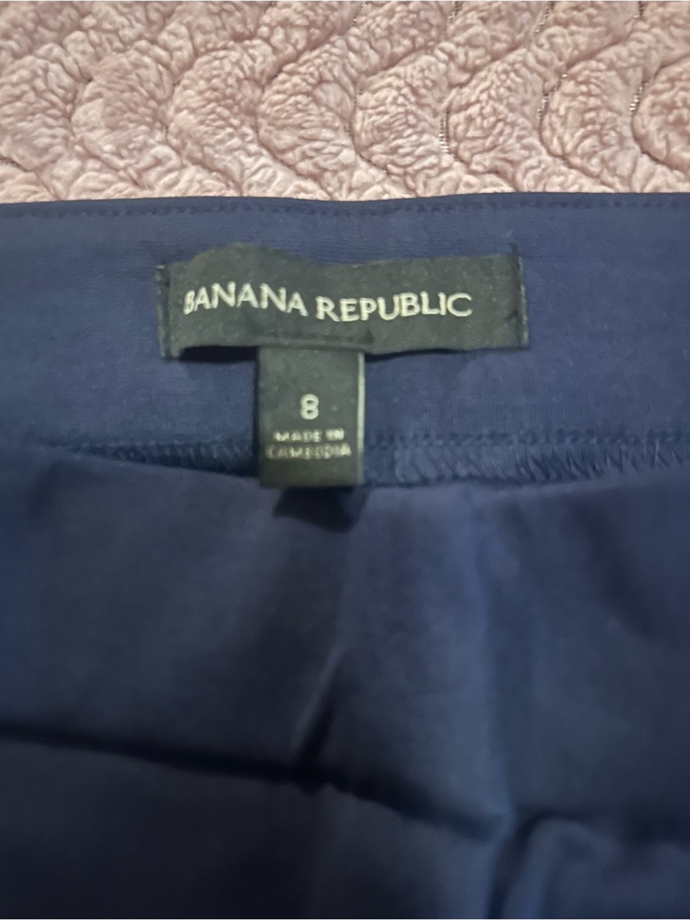 Navy Women's Straight-Leg Dress Pants - Picture 2 of 4